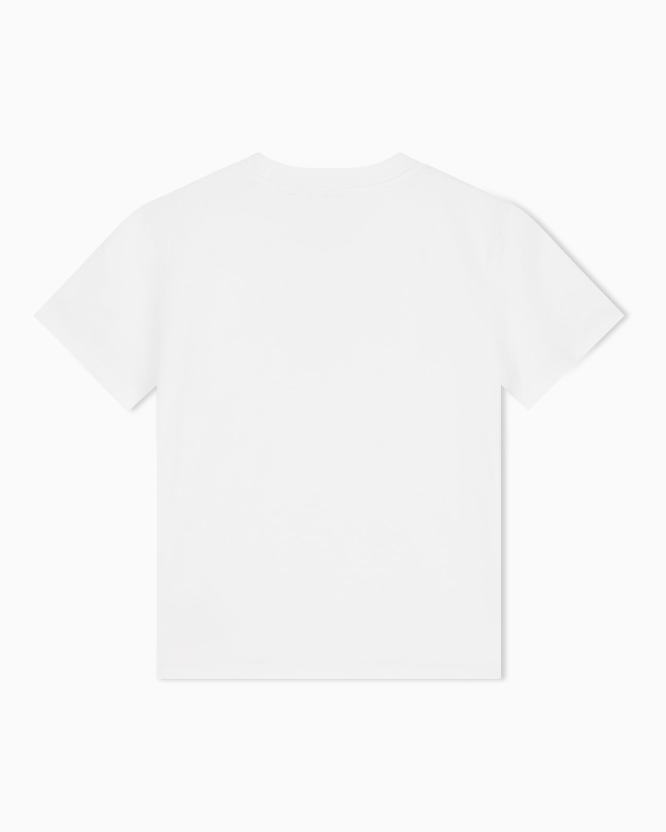 Camiseta de manga corta de algodón orgánico con logotipo Diapositiva 2