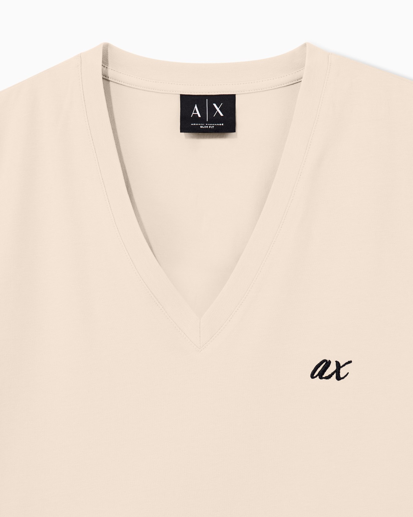 slim fit t-shirt in stretch cotton jersey 슬라이드 4