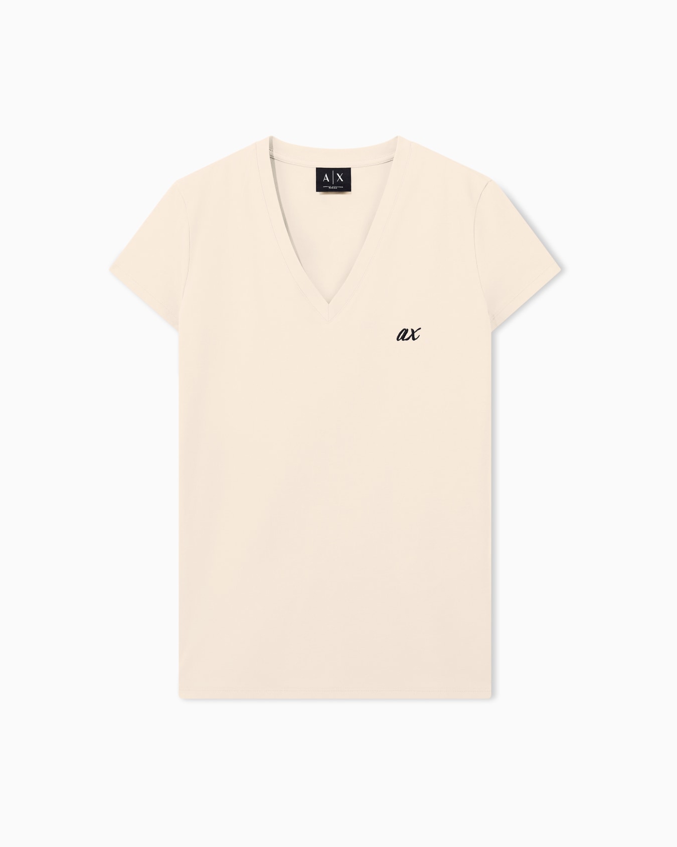 slim fit t-shirt in stretch cotton jersey 슬라이드 0