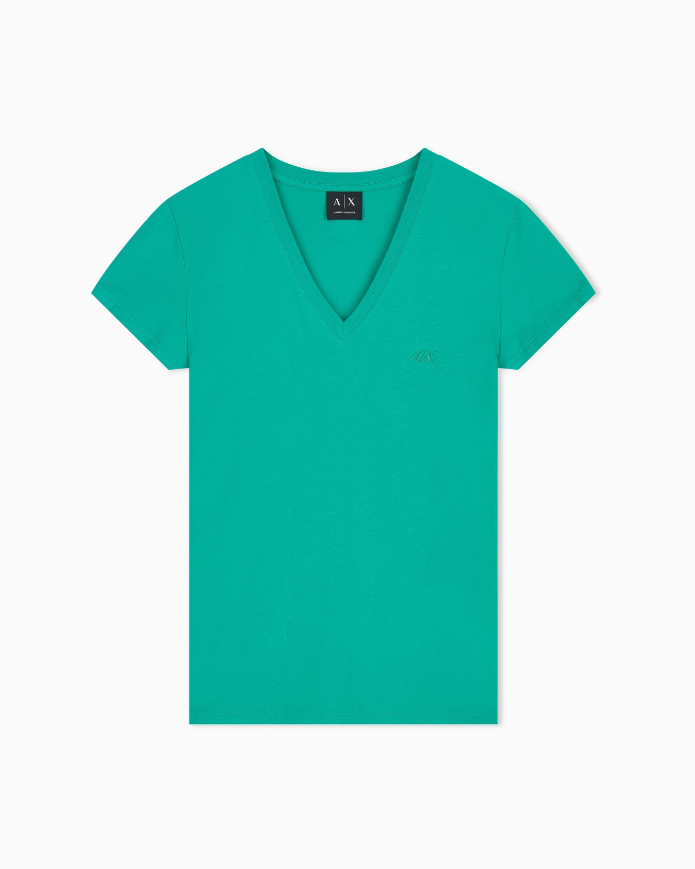 slim fit t-shirt in stretch cotton jersey Slide 0
