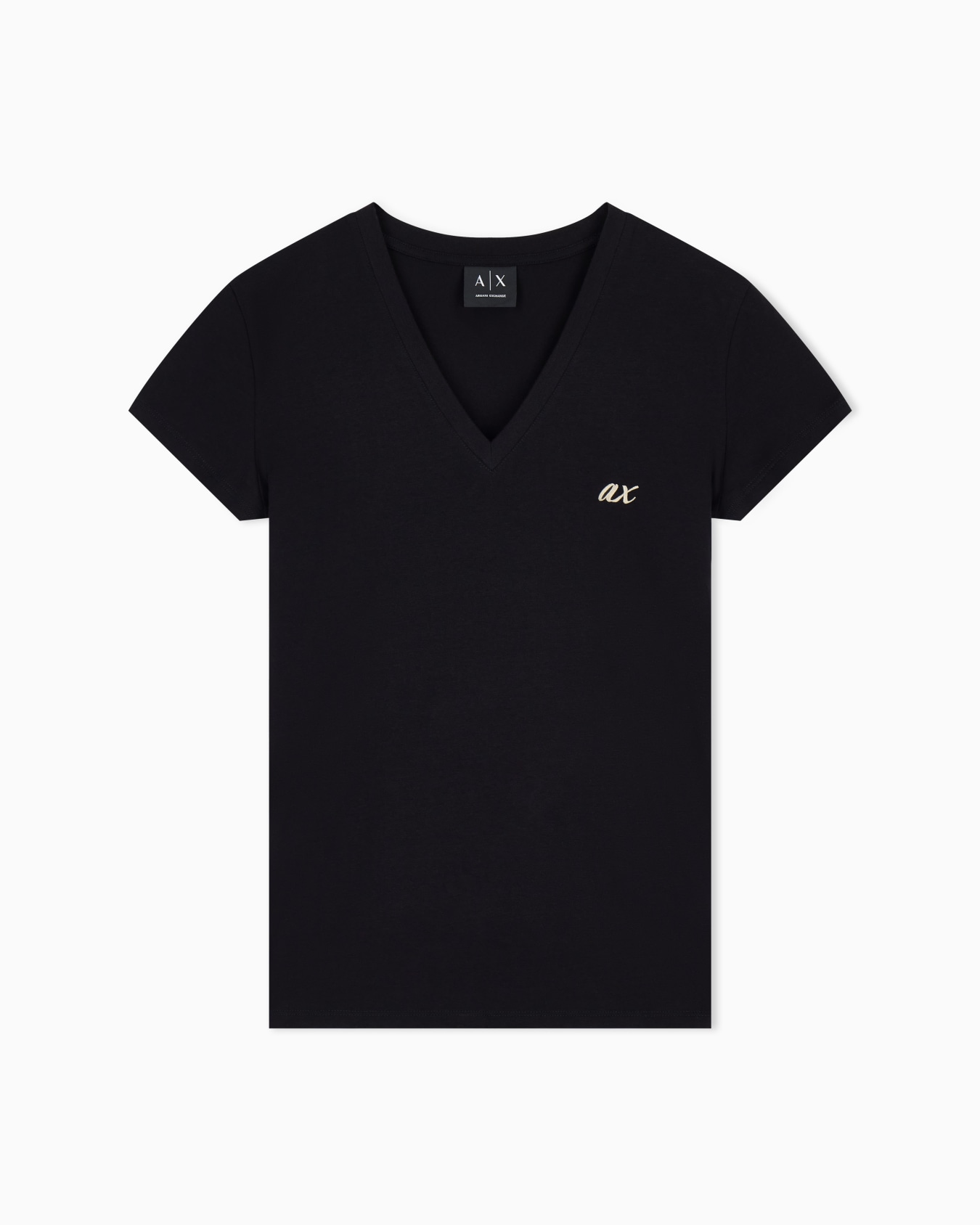 slim fit t-shirt in stretch cotton jersey Slide 0
