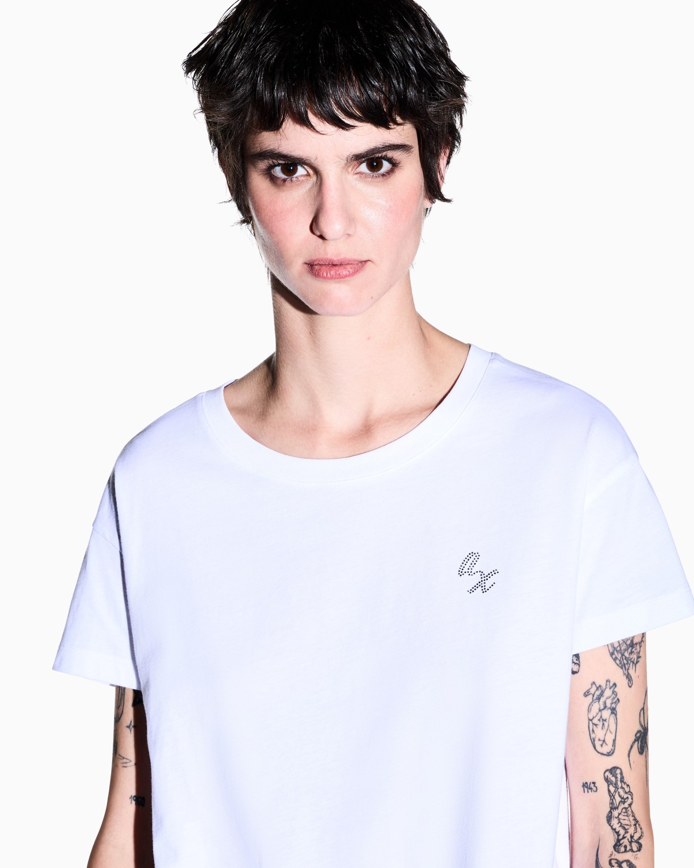 Oversize-T-Shirt aus Baumwolljersey mit Rundhalsausschnitt Folie 5