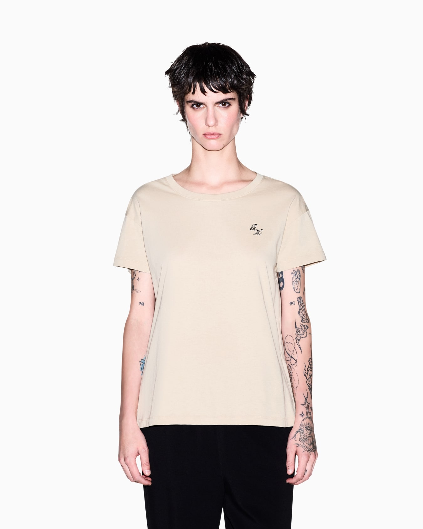 oversized fit T-shirt in cotton jersey  Slide 3