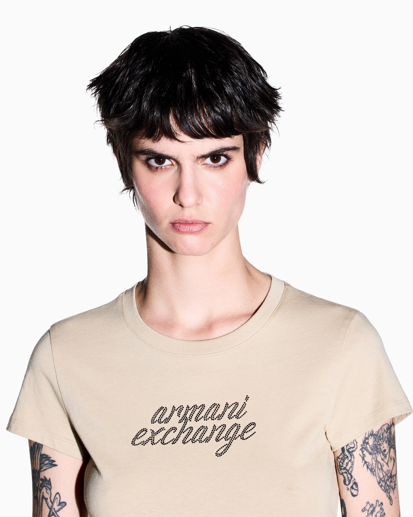 slim fit t-shirt in cotton jersey Slide 5