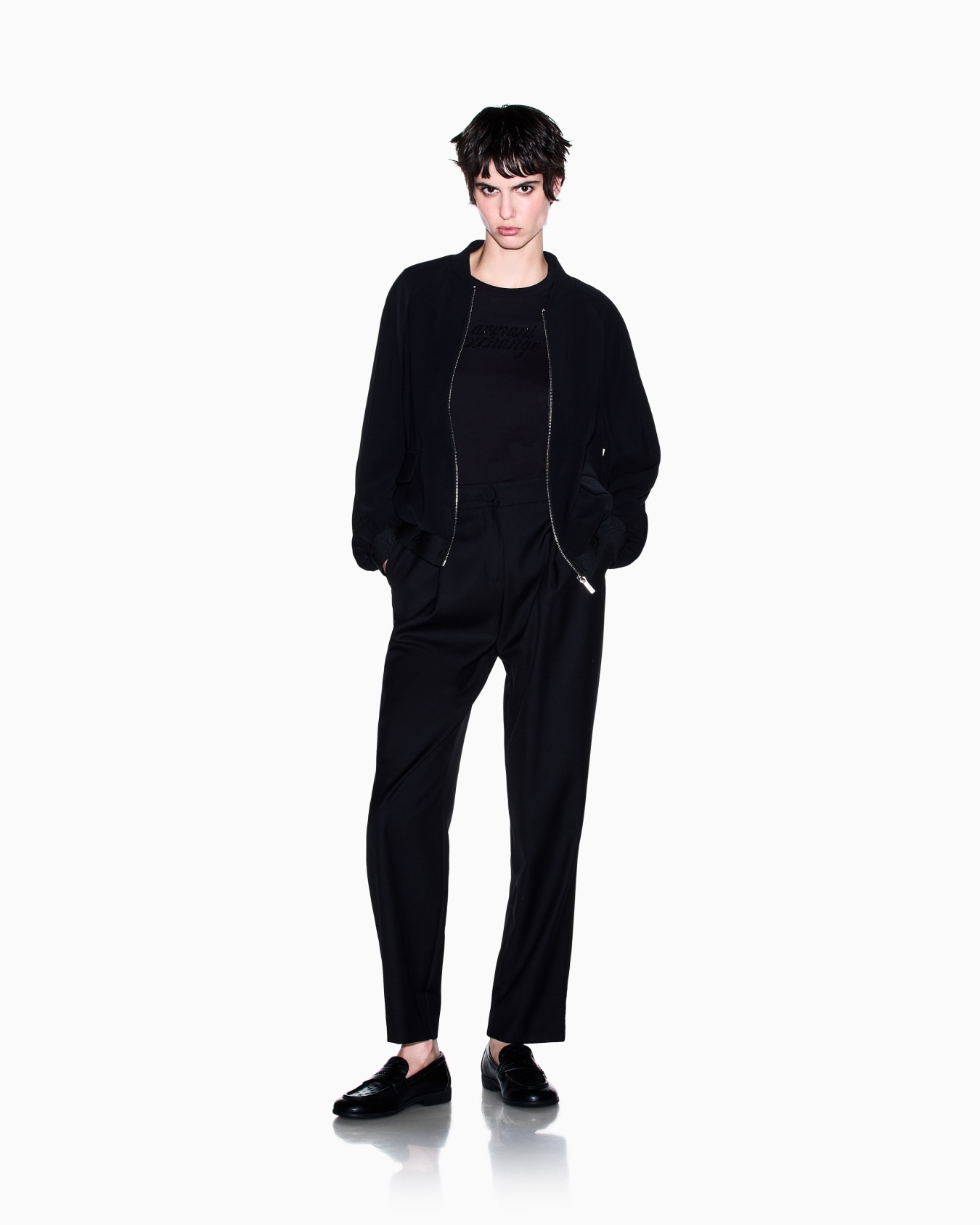 slim fit t-shirt in cotton jersey Slide 1