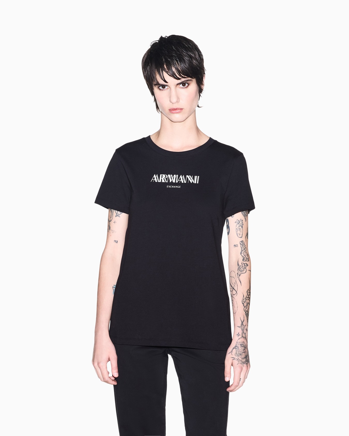 Camiseta de punto de algodón de corte regular Diapositiva 3