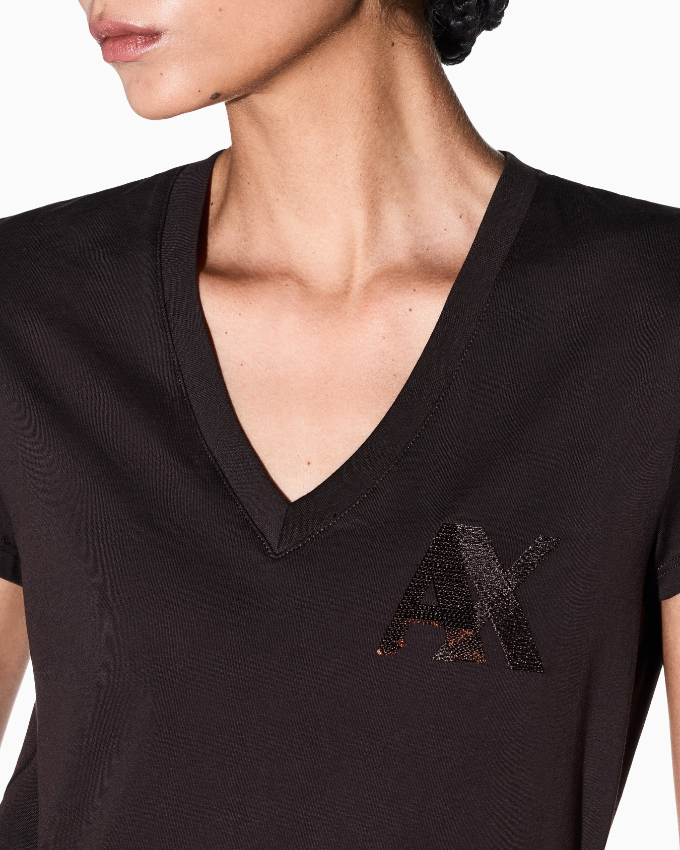 slim fit t-shirt in cotton jersey Slide 6