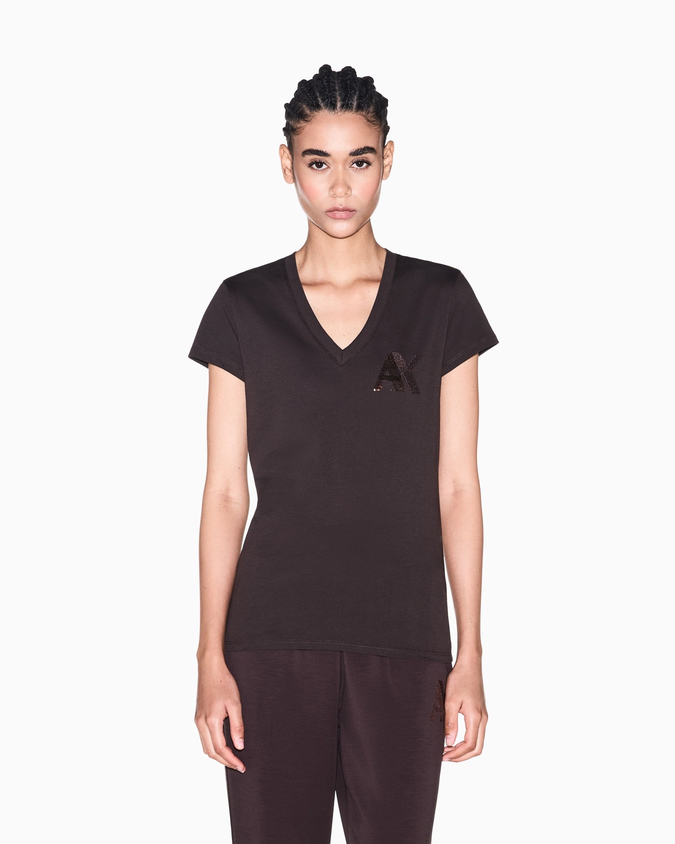 slim fit t-shirt in cotton jersey Slide 3