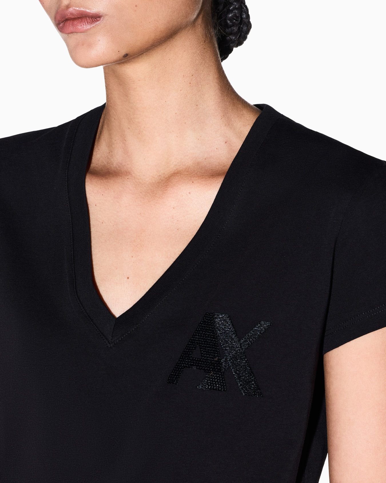 T-Shirt aus Baumwolljersey mit schmaler Passform Folie 6