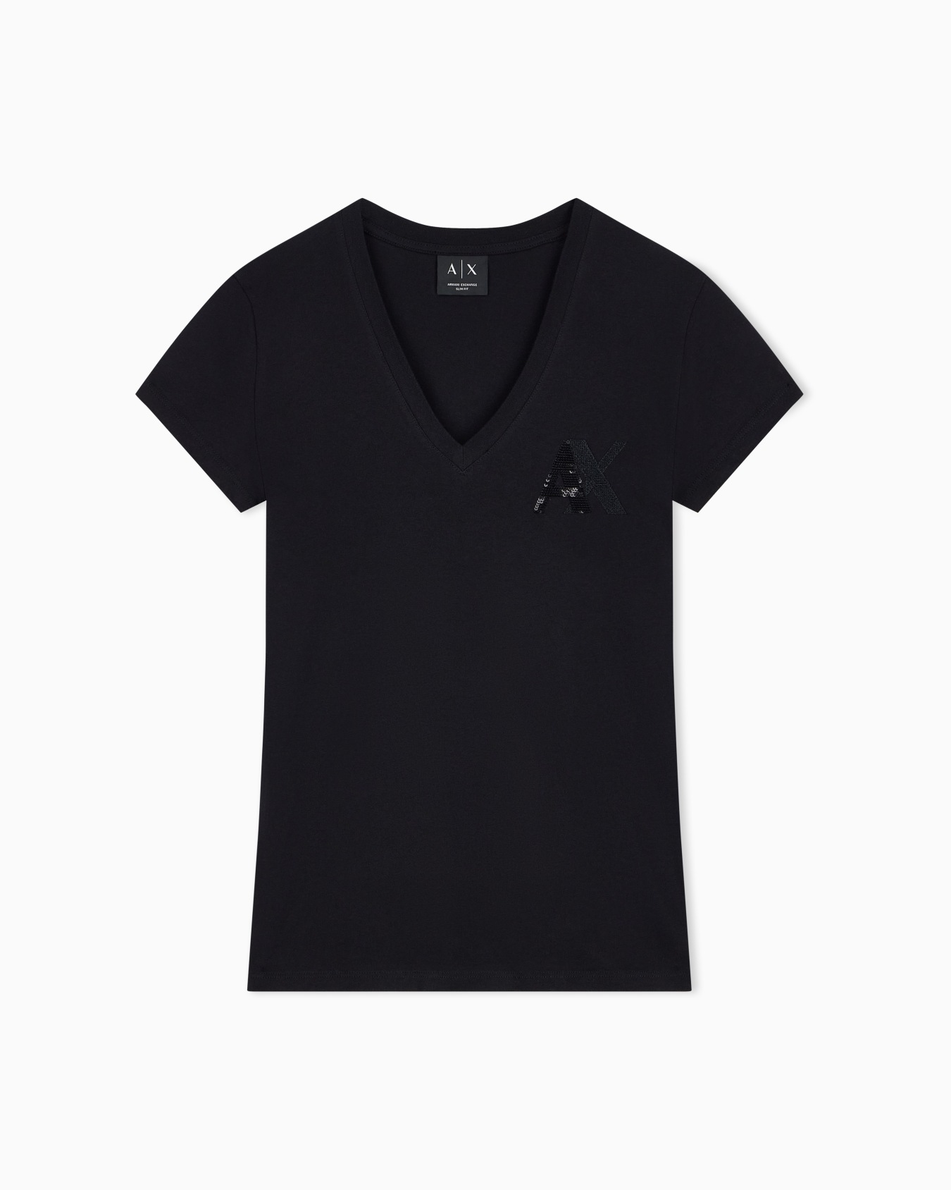 T-Shirt aus Baumwolljersey mit schmaler Passform Folie 0
