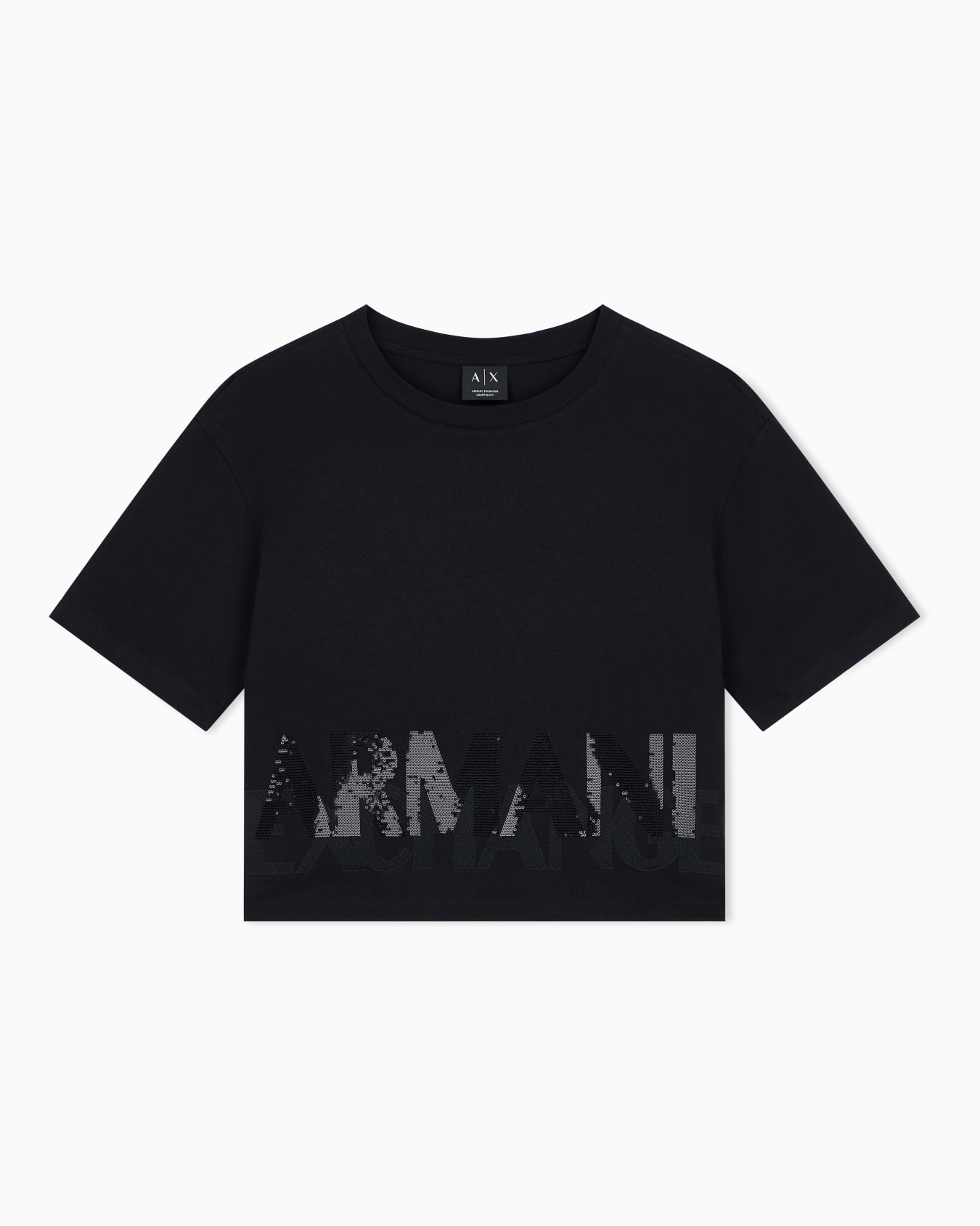 T-shirt a vestibilità regolare in jersey di cotone Slide 0