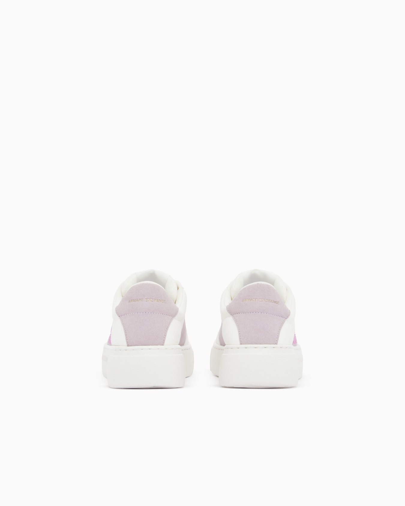 Lace-up low-top sneakers in textured mesh with a thick sole Slide 3