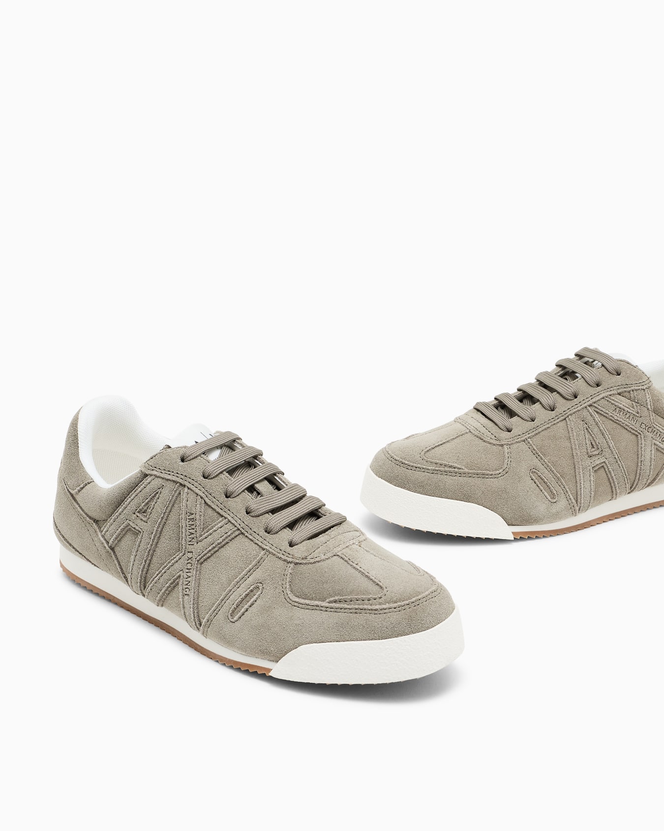 AXロゴ　スエードレースアップスニーカー スライドする 4