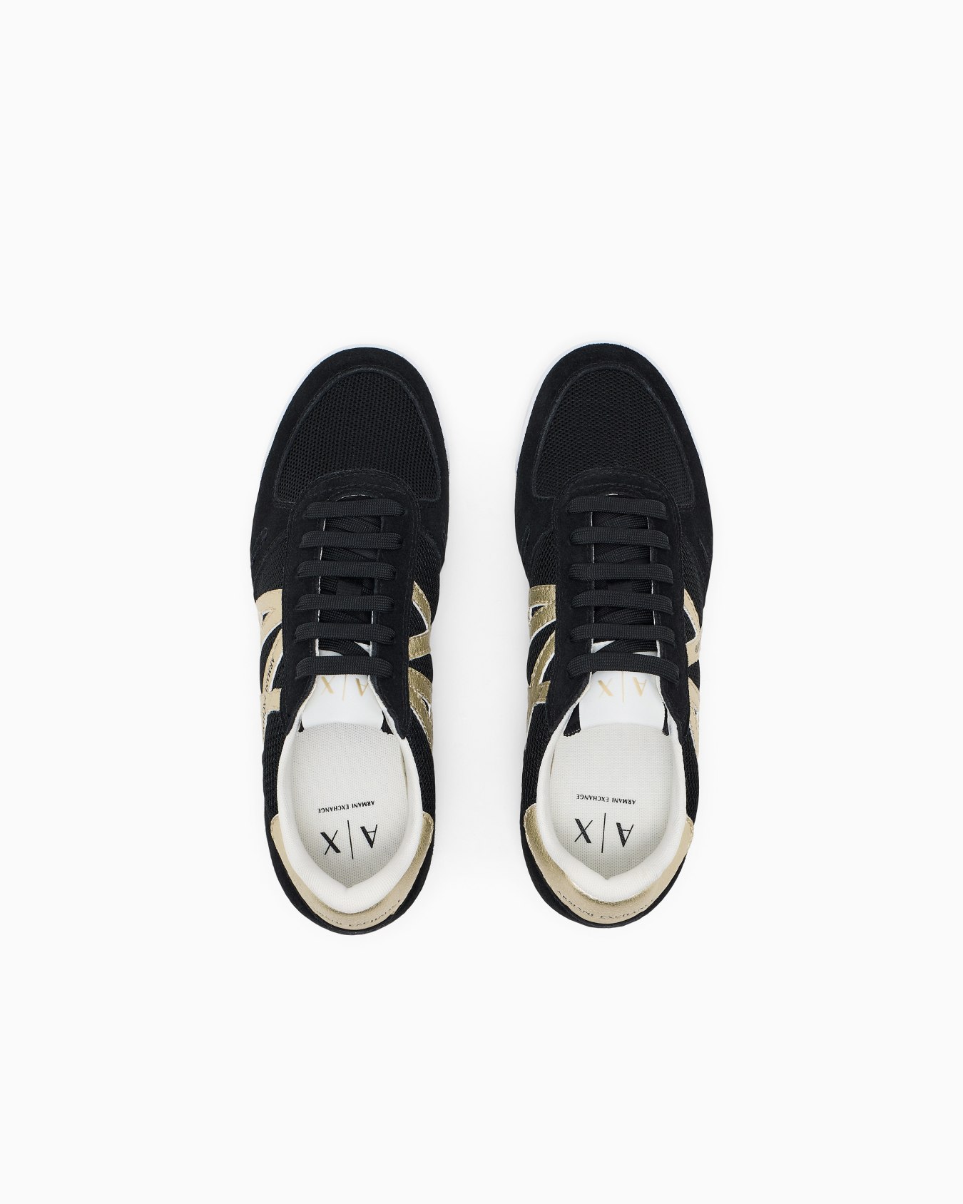 Sneakers in Suede, Mesh and Reflex Details Slide 2