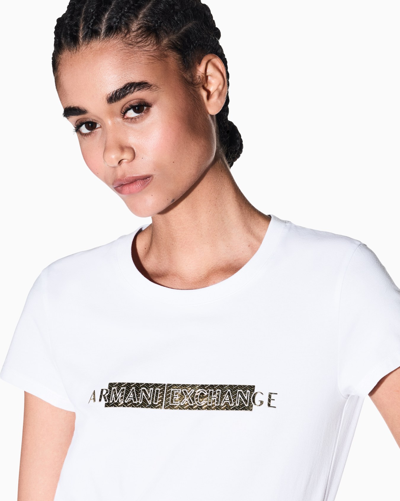slim fit t-shirt in stretch cotton jersey Slide 6