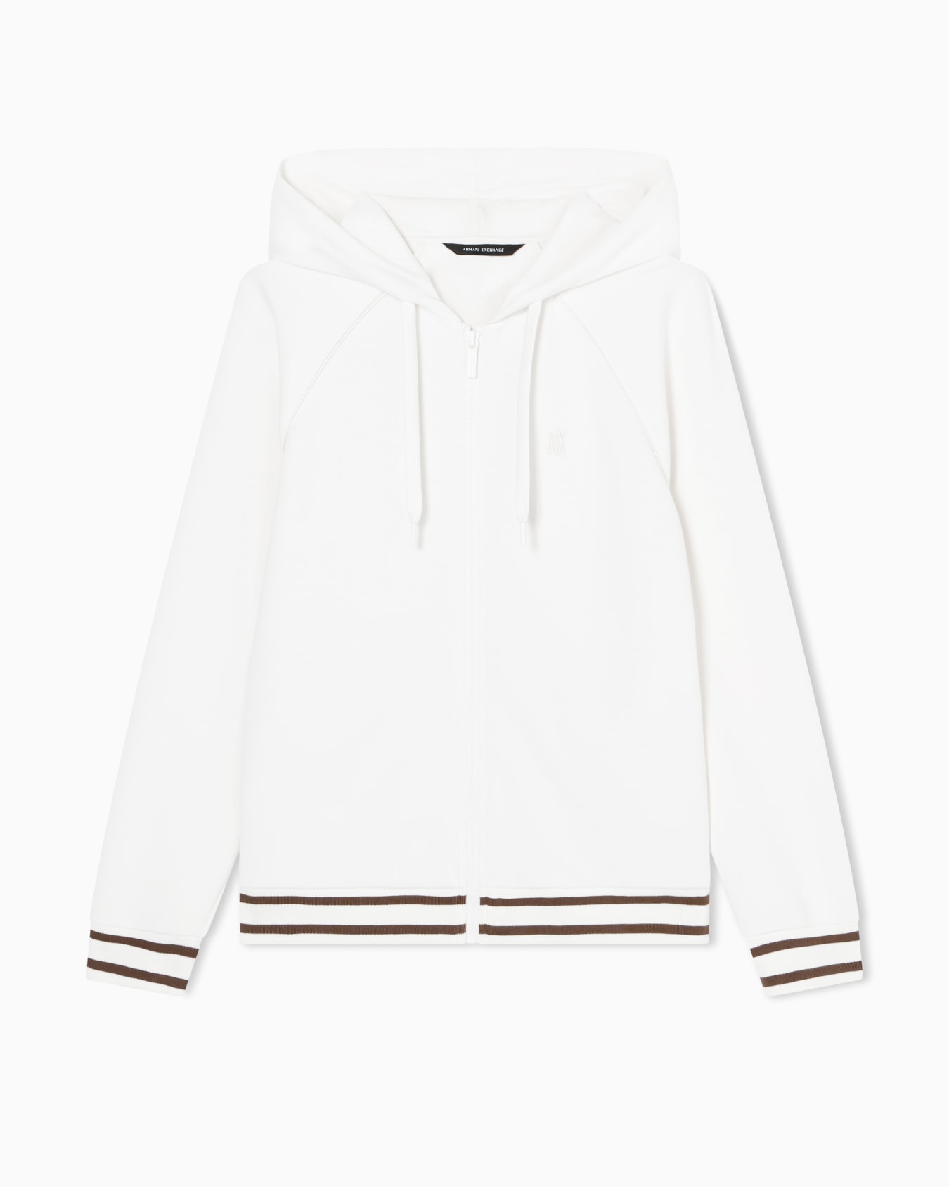 AXロゴ フーデッドジップアップスウェットシャツ スライドする 0