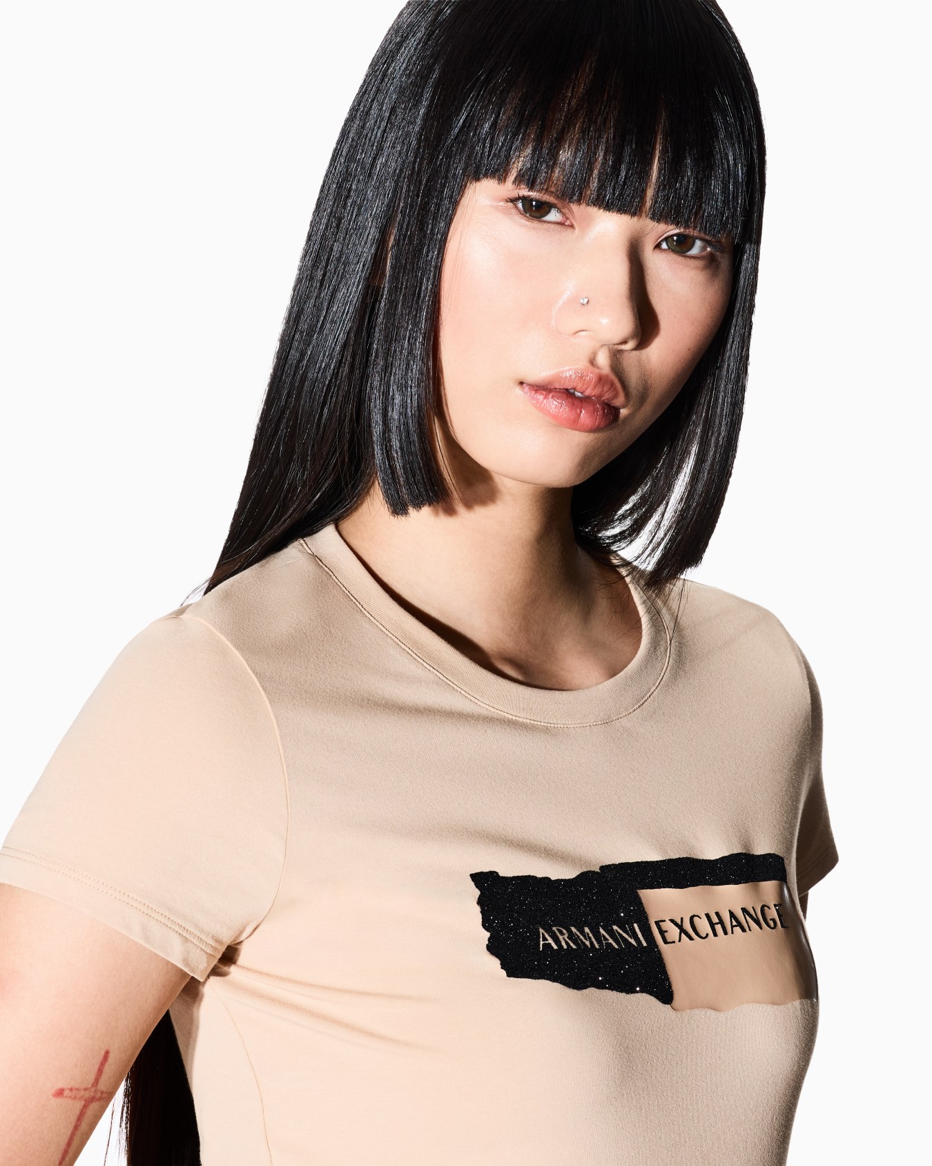 Slim fit Cotton T-shirt Slide 4