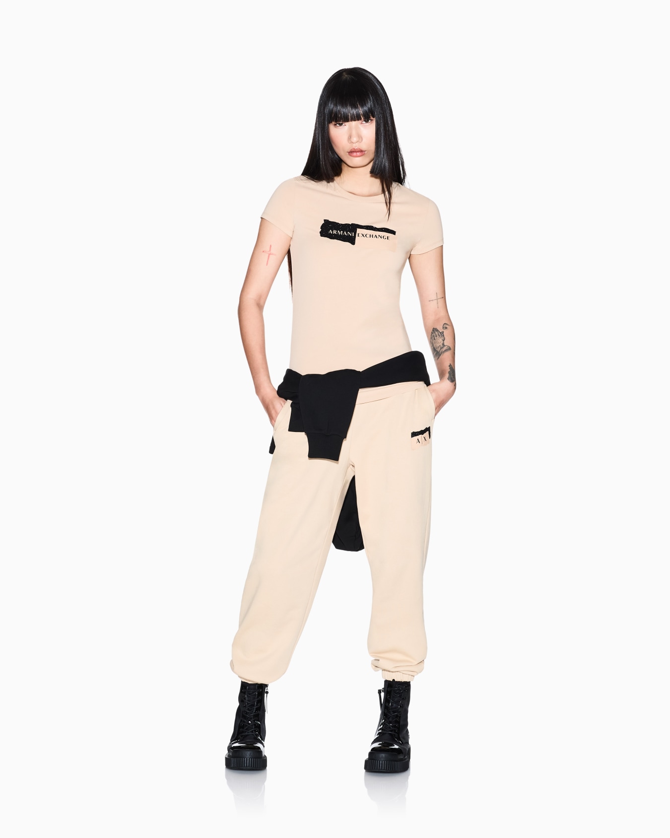 Slim fit Cotton T-shirt Slide 1