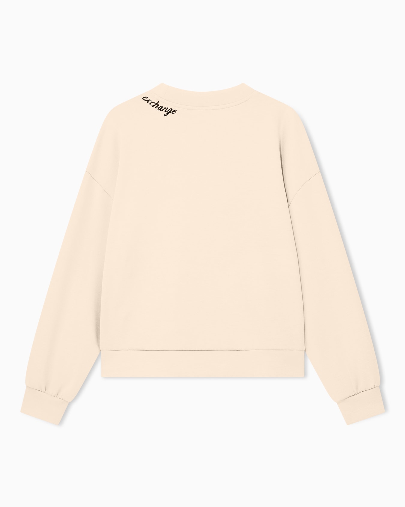 sweatshirt in stretch scuba viscose with hood Slide 2