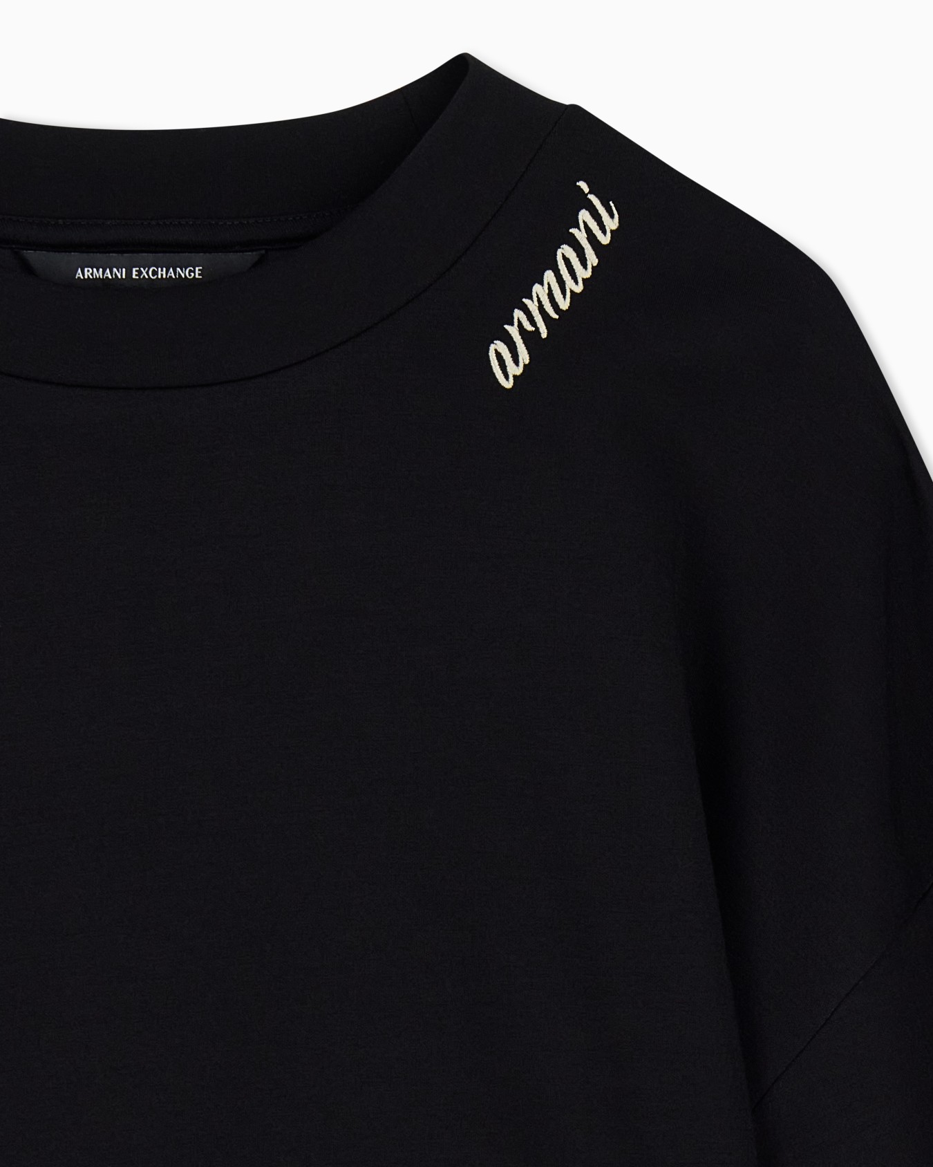 sweatshirt in stretch scuba viscose with hood Slide 4