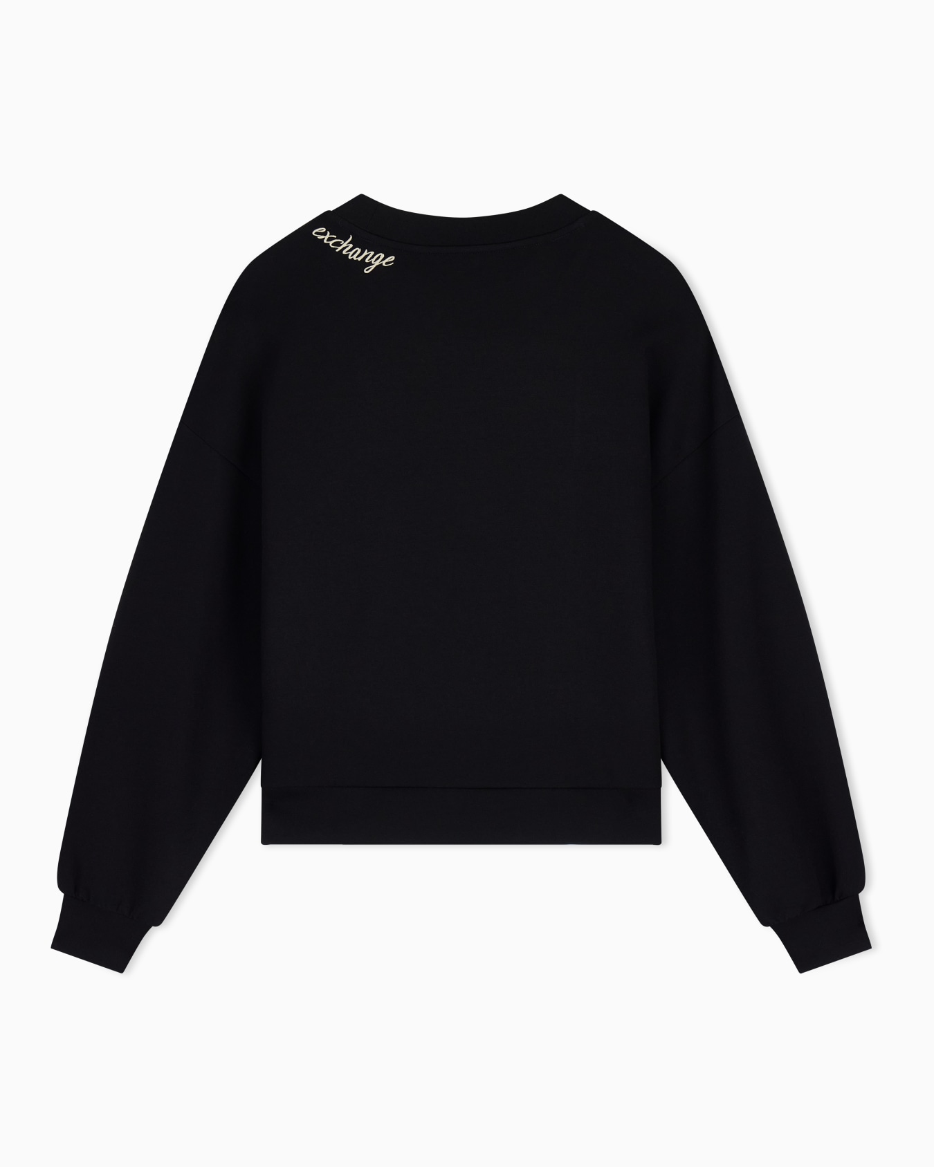 sweatshirt in stretch scuba viscose with hood Slide 2