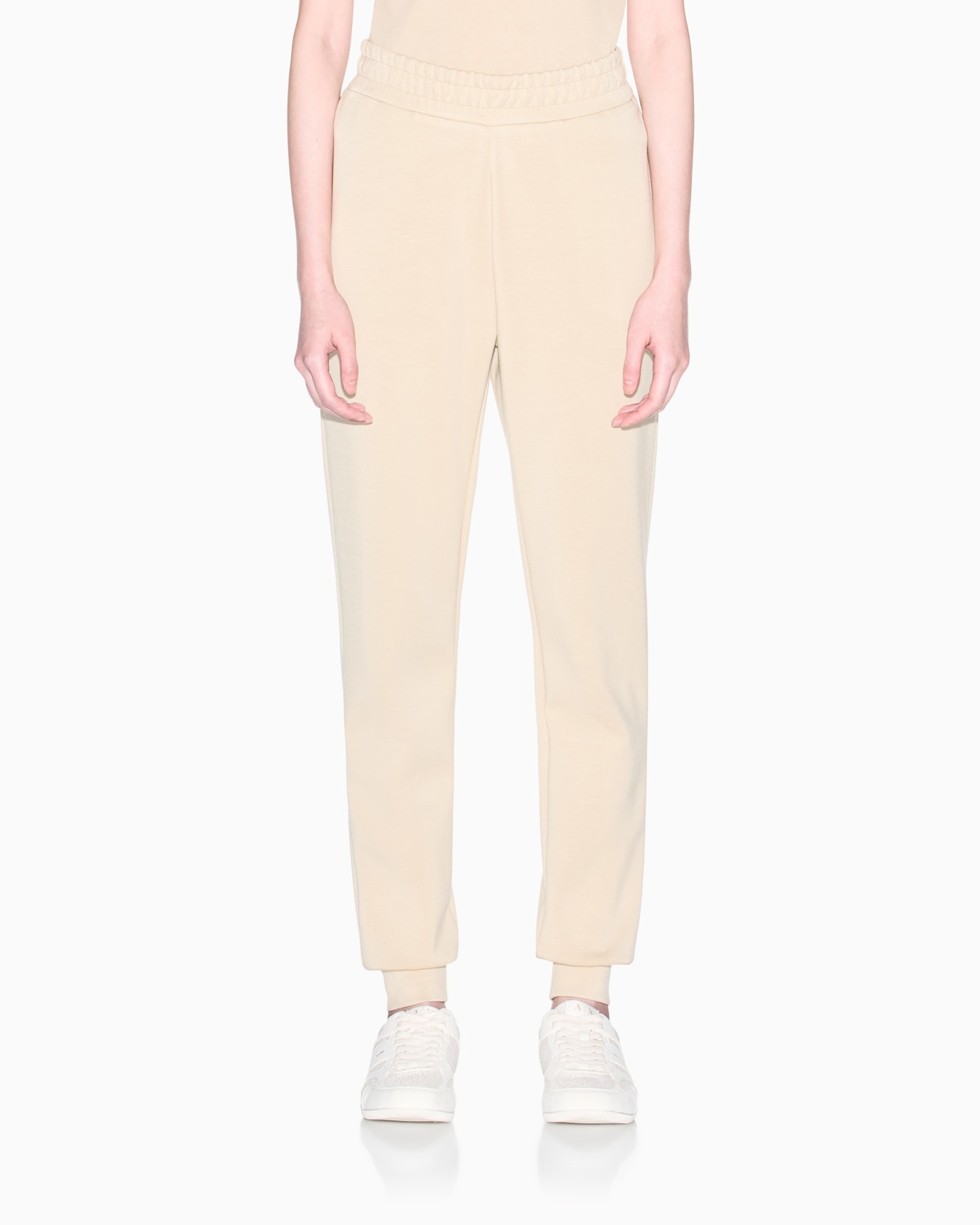 regular fit trousers stretch viscose scuba Slide 3