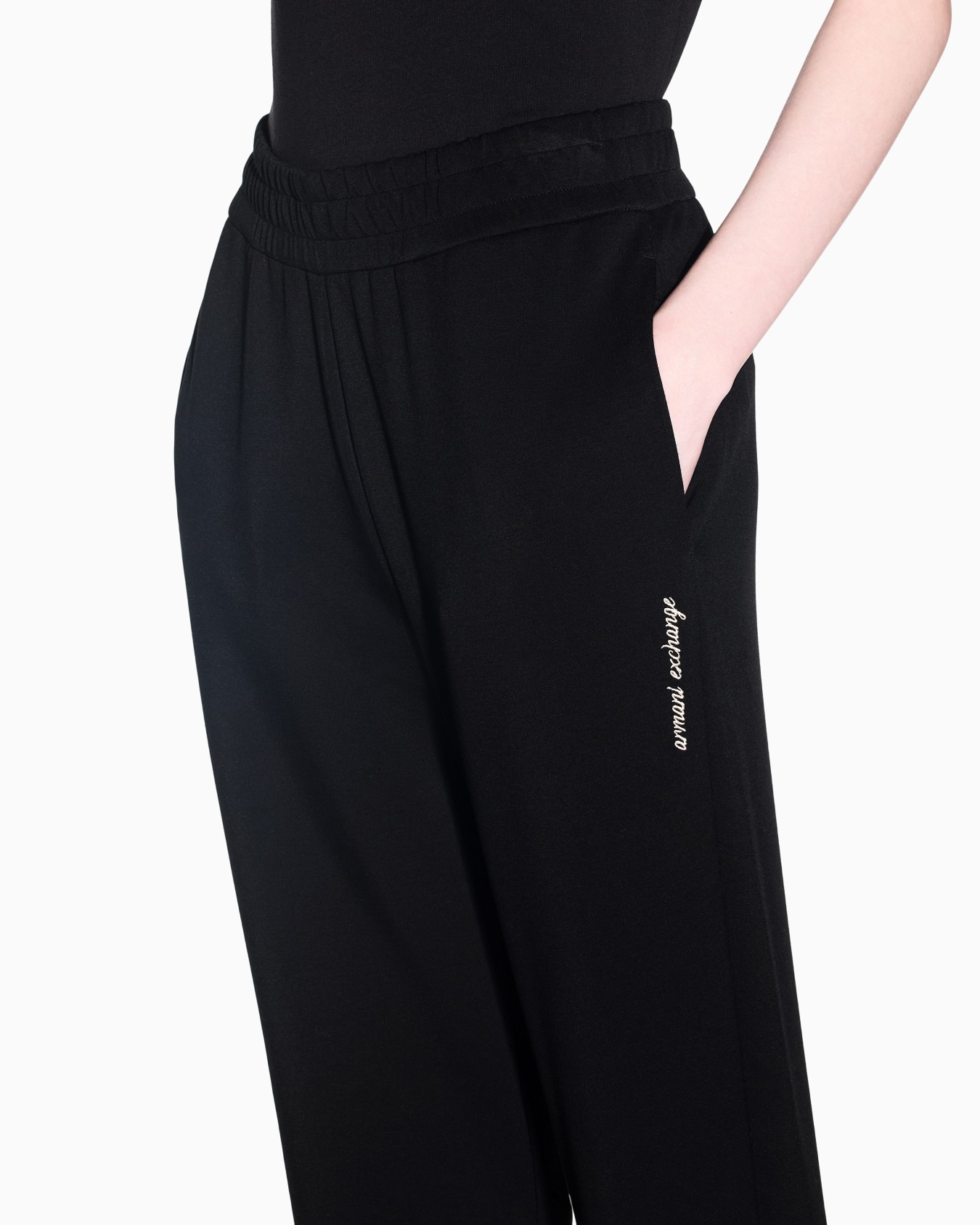 regular fit trousers stretch viscose scuba Slide 5