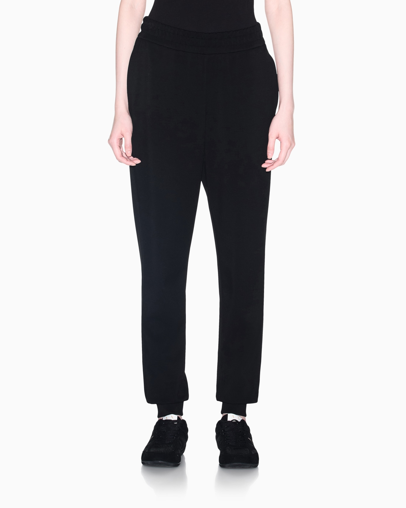 regular fit trousers stretch viscose scuba Slide 3