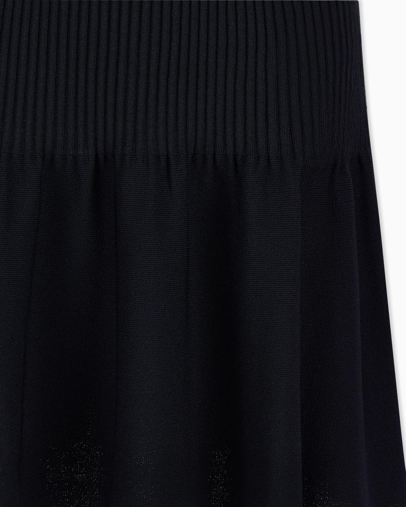Vestido ajustado de punto sin mangas con falda acampanada Diapositiva 3
