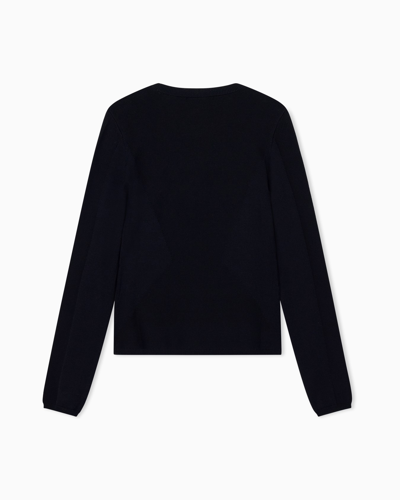 regular fit pullover knitted in recycled viscose Slide 2