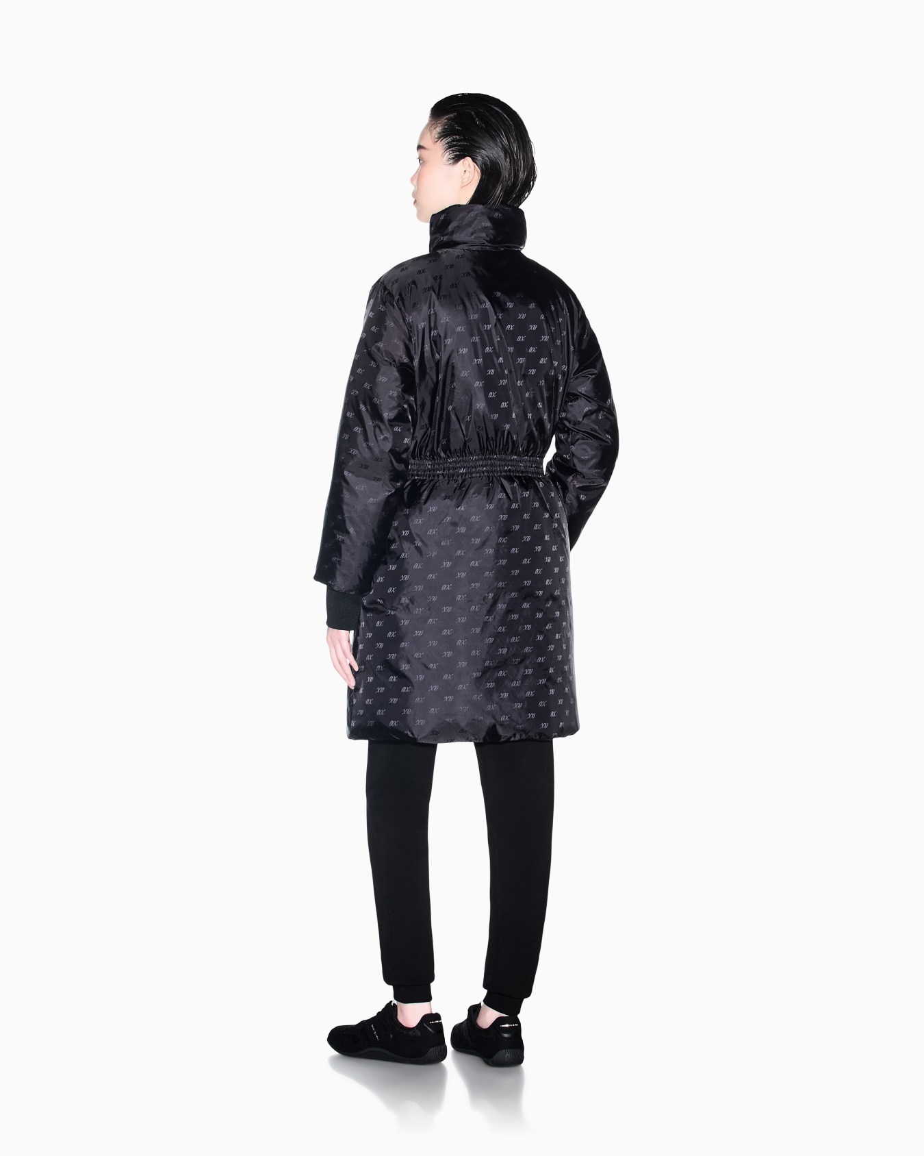 caban coat recycled nylon jacquard Slide 4