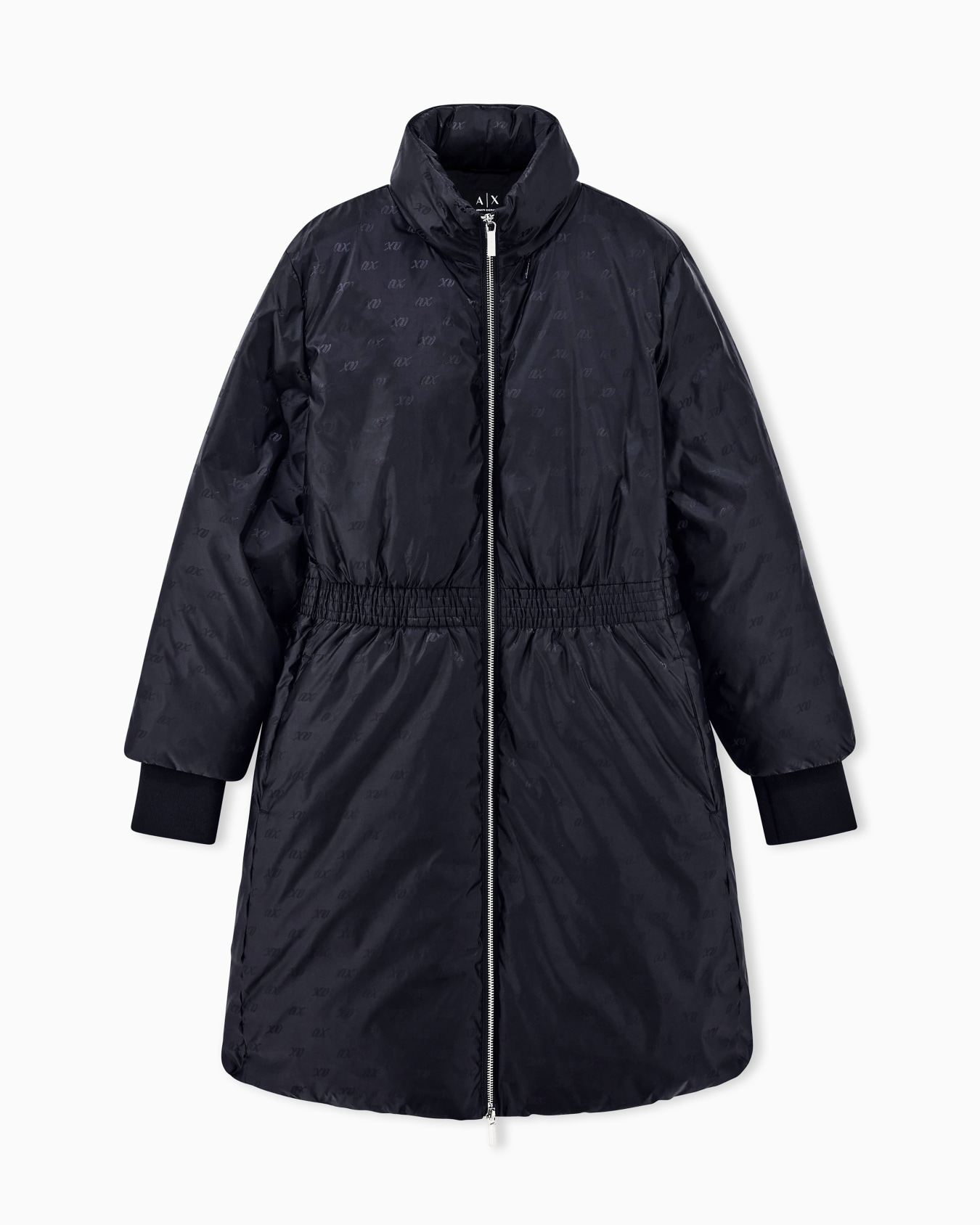 caban coat recycled nylon jacquard Slide 0