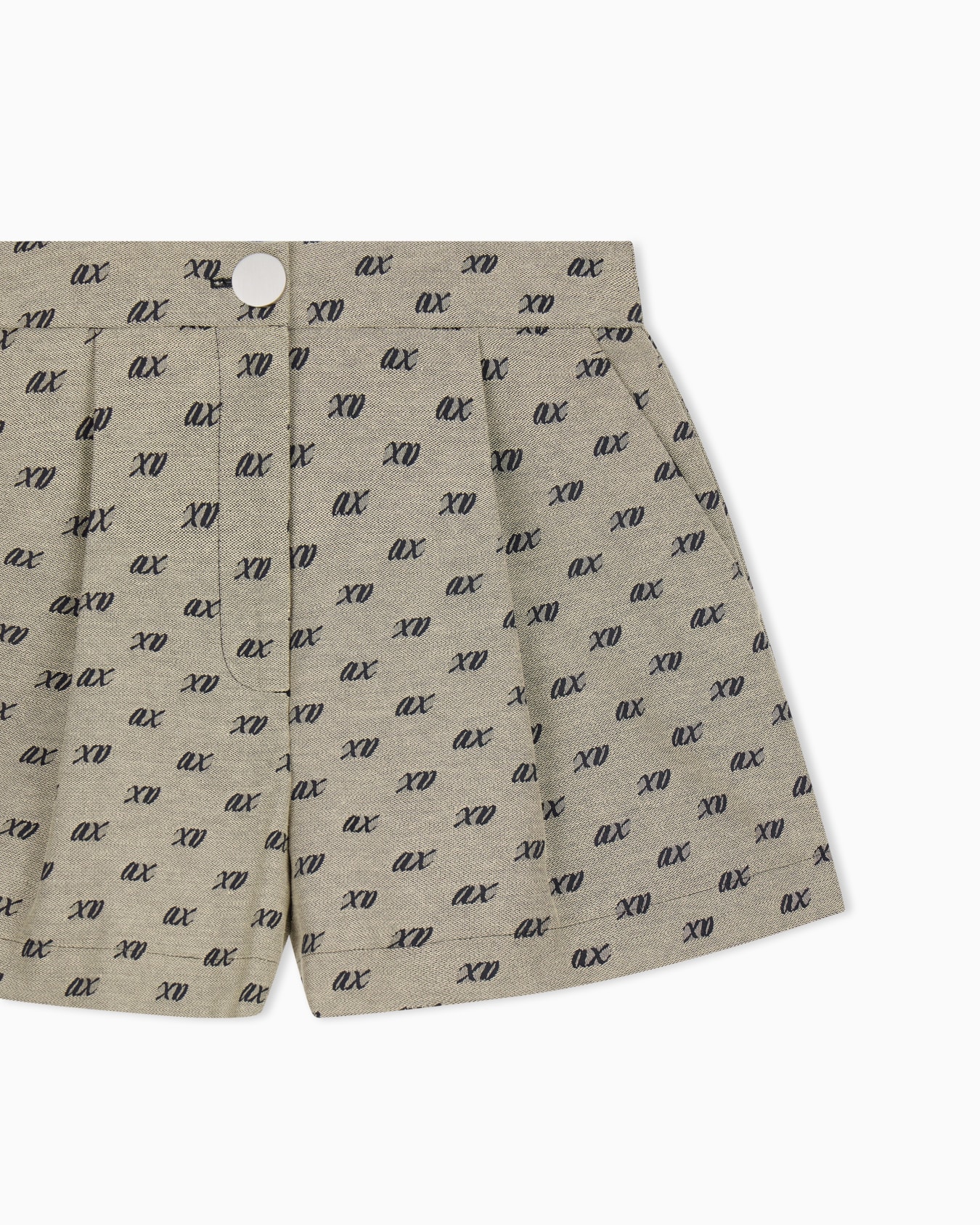 オールオーバージャカードロゴ ハイウエストショートパンツ スライドする 3