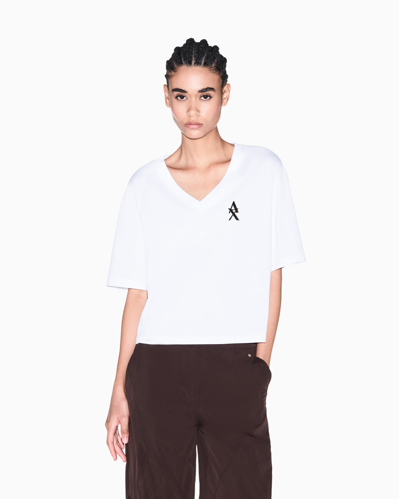 Camiseta de punto de algodón de corte regular Diapositiva 3