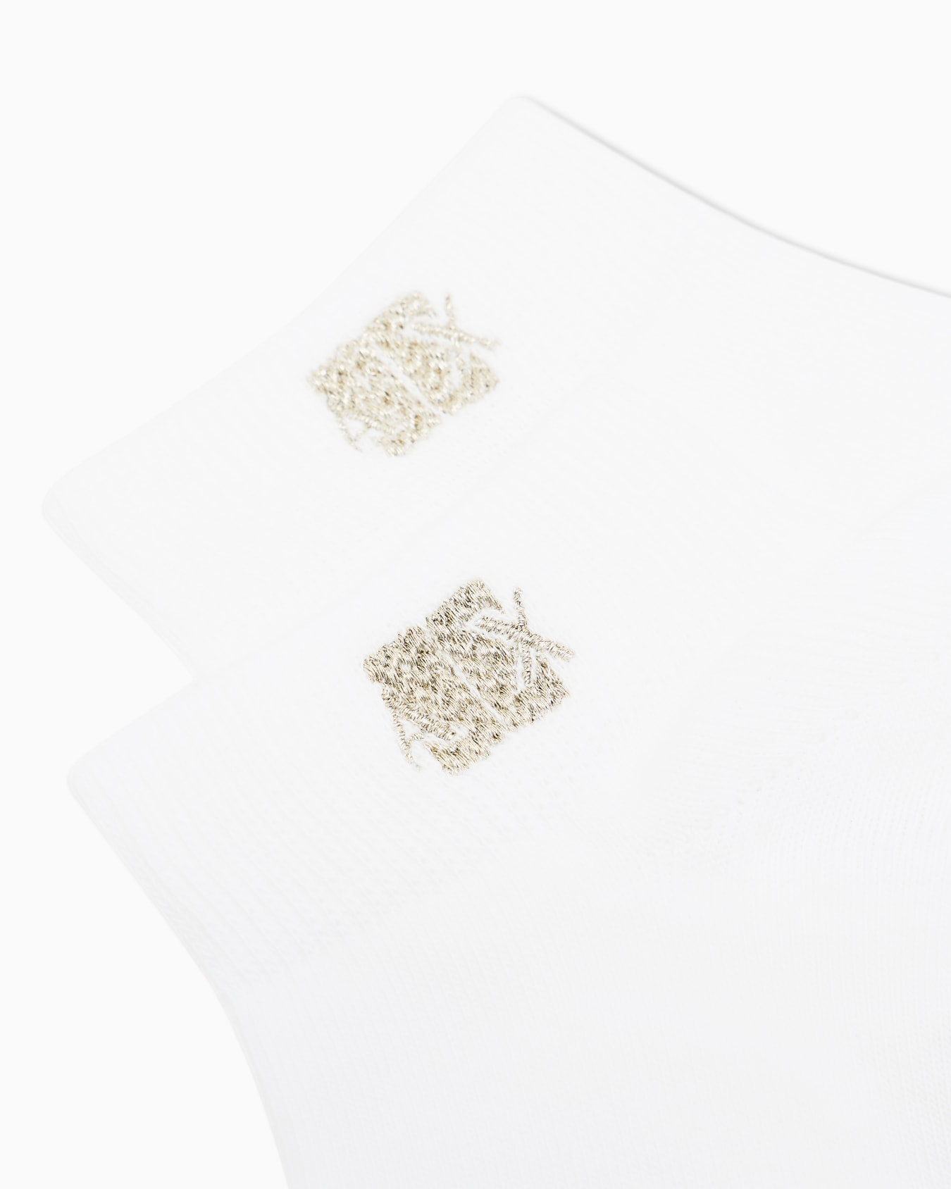 Calcetines tobilleros de algodón elástico con logotipo Diapositiva 1