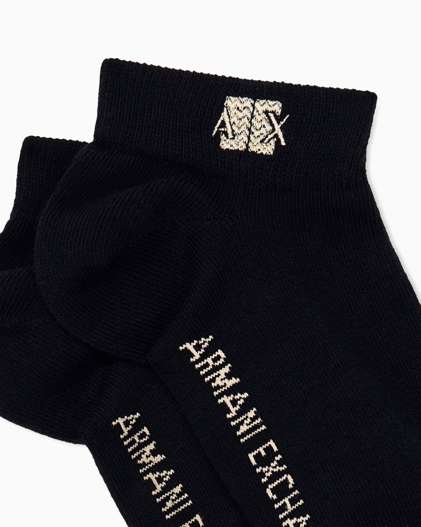 Calcetines tobilleros de algodón elástico con logotipo Diapositiva 1
