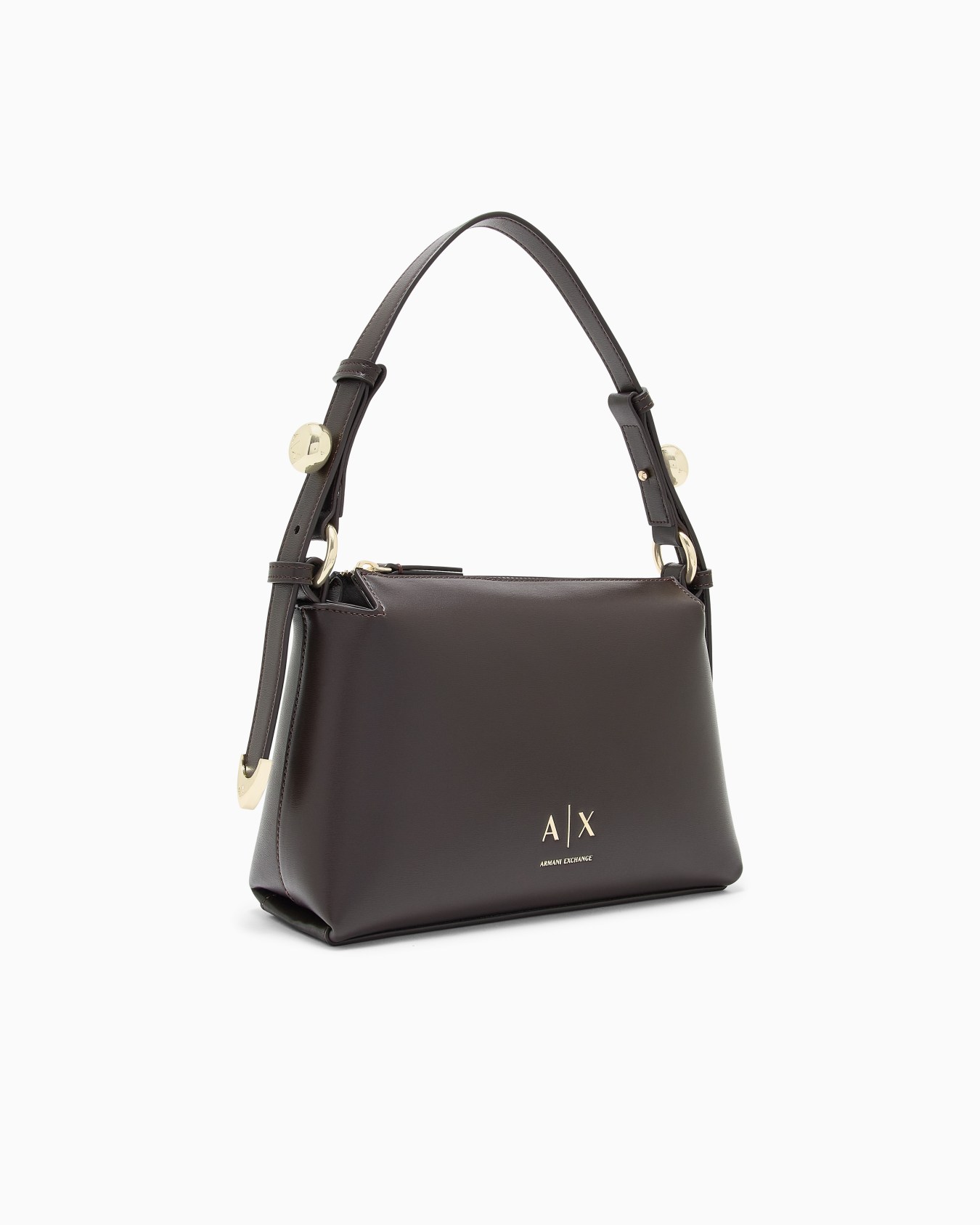 Shoulder bag in coated fabric Slide 1