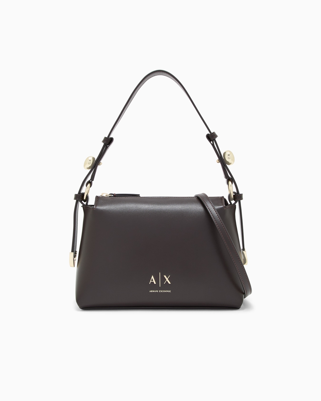 Shoulder bag in coated fabric Slide 0