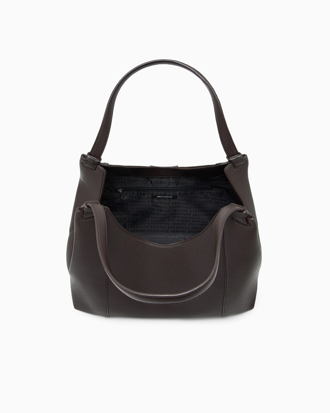 Bolso de hombro texturizado con placa de logotipo Diapositiva 3
