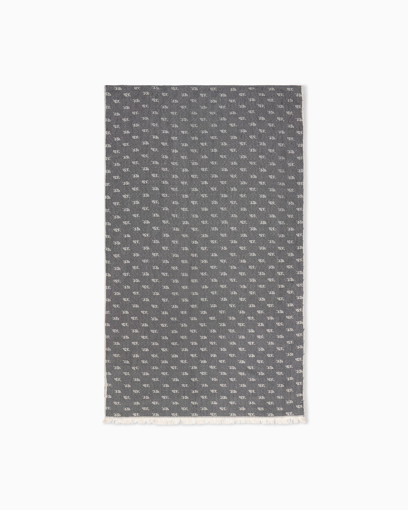 Jacquard scarf in viscose blend Slide 0