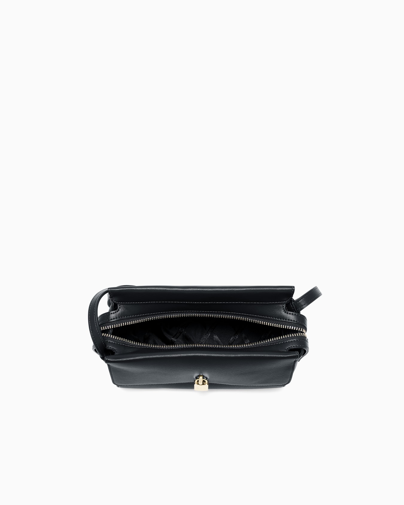 crossbody messenger bag in coated fabric Slide 3