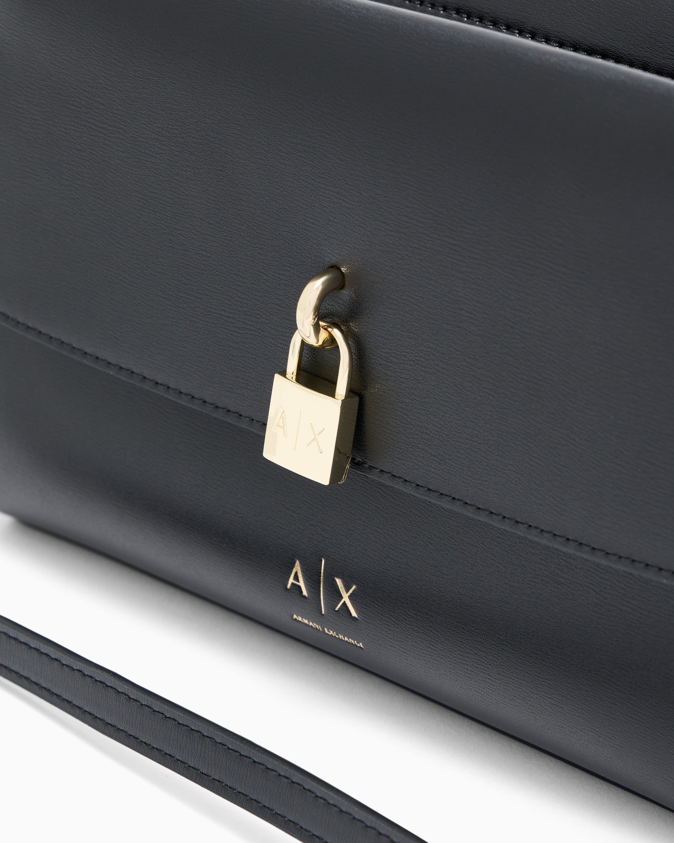 crossbody messenger bag in coated fabric Slide 4