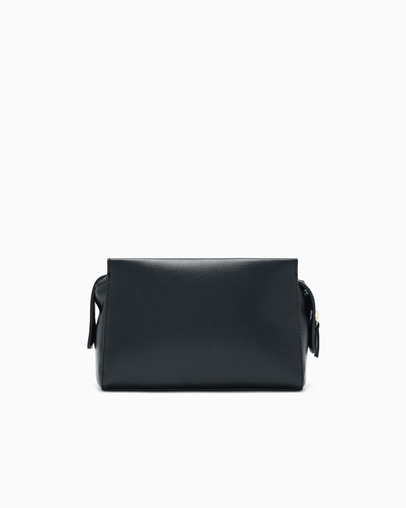crossbody messenger bag in coated fabric Slide 2