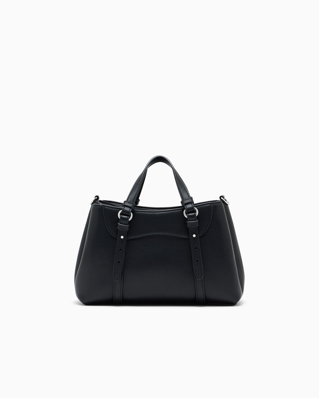 Borsa shopping con manici regolabili e logo frontale Slide 2