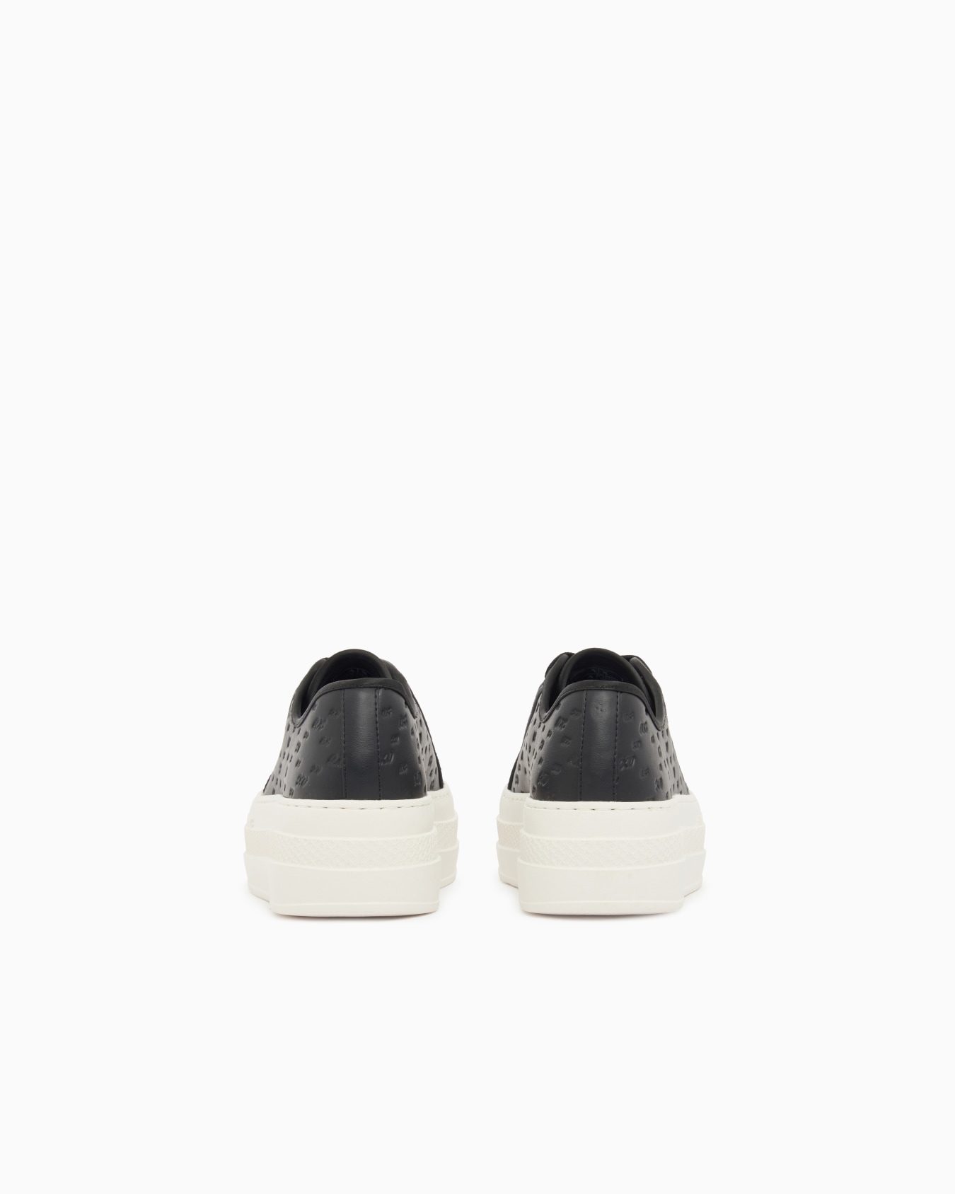 low top Sneakers with all-over debossed logo Slide 3