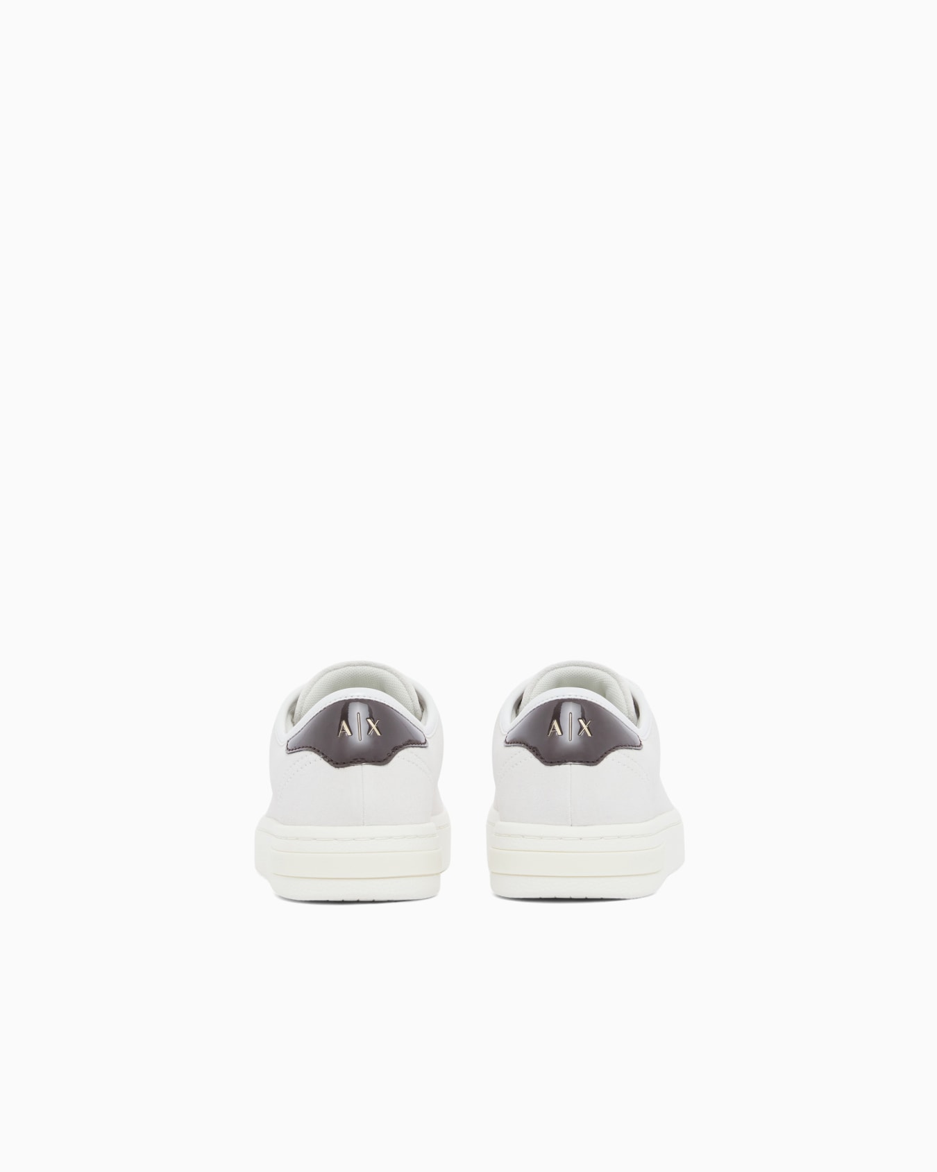 Sneakers in suede with patent inserts Slide 3