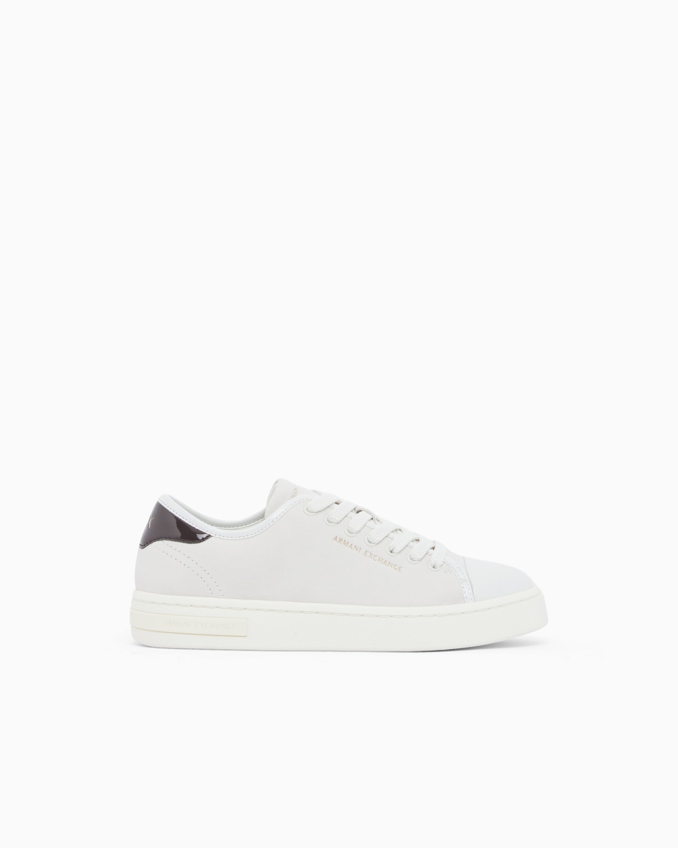Sneakers in suede with patent inserts Slide 0