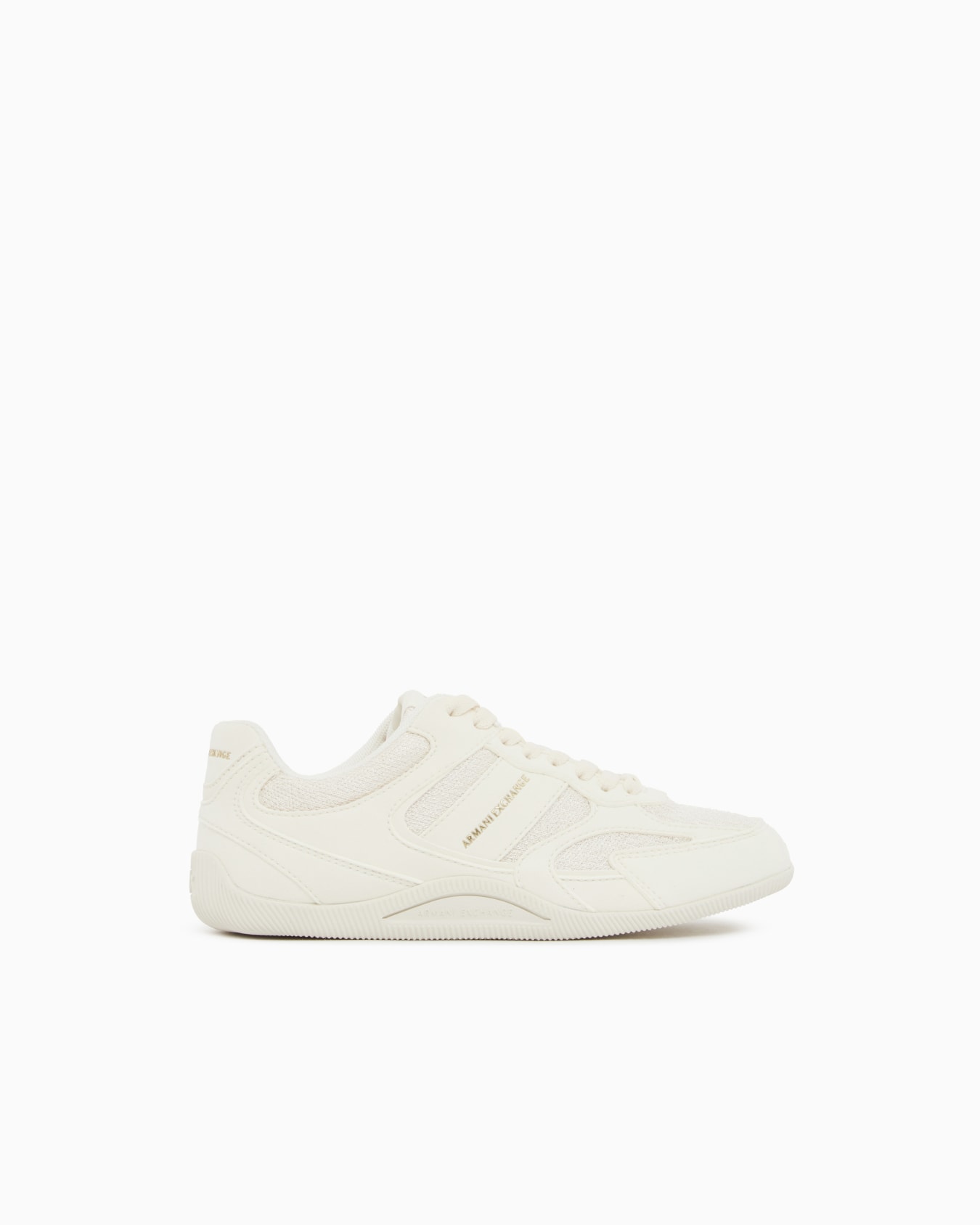 Zapatillas bajas de microante y malla con cordones Diapositiva 0
