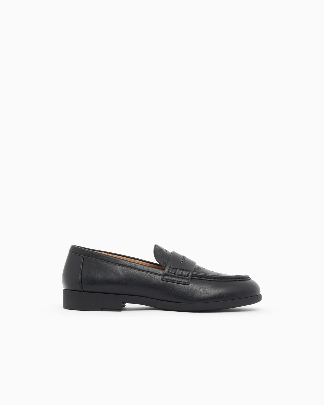 Mocasines clásicos con motivo en relieve y suela de goma Diapositiva 0