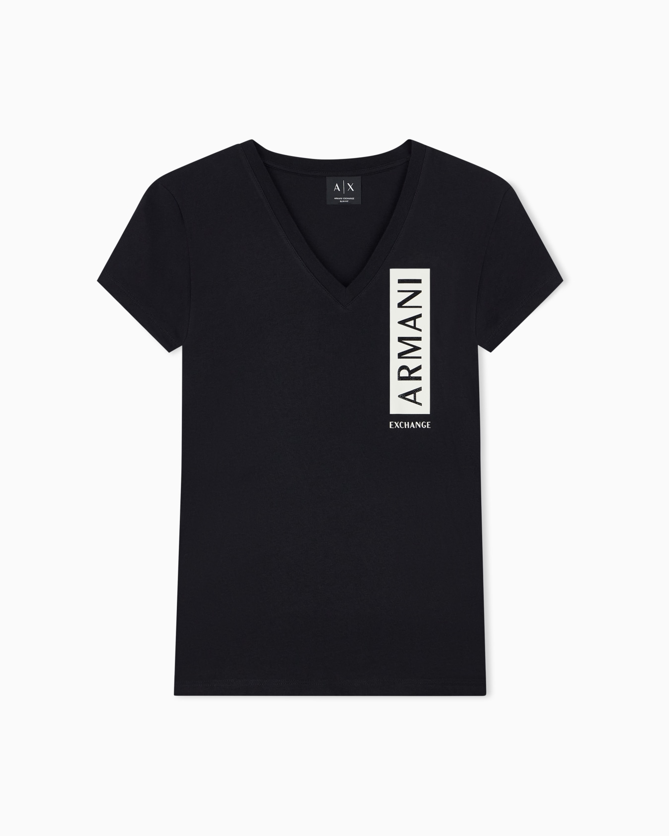 slim fit t-shirt in cotton jersey Slide 0